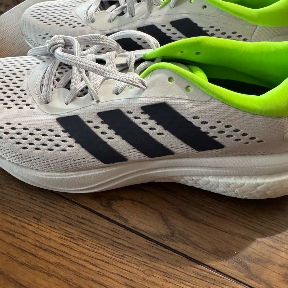 Adidas Men's Running Shoes - White and Black